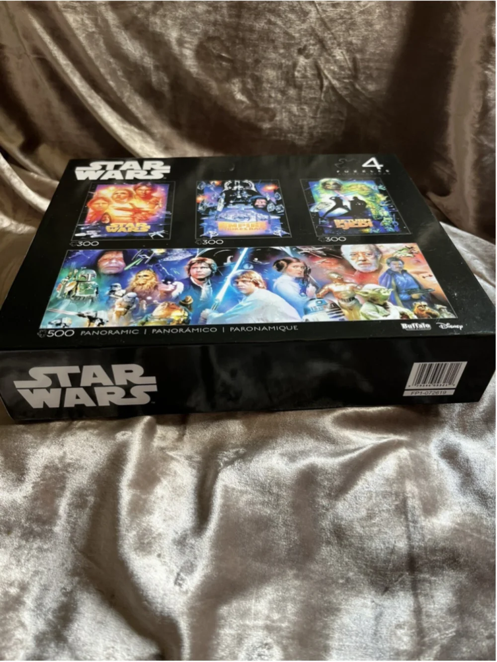 Star Wars Original Trilogy Jigsaw Puzzle 4 Pack 300 500 pcs Disney Buffalo30620